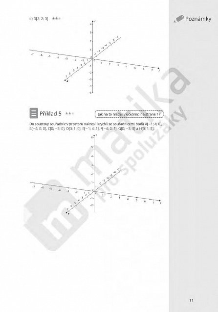 Náhled Matika pro spolužáky: Analytická geometrie (pracovní sešit)