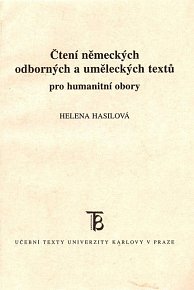 Klíč k učebnici Čtení německých odborných a uměleckých textů