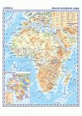 Afrika - příruční obecně zeměpisná mapa A3/1:33 mil.