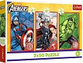 Puzzle Marvel Avengers Tvůj hrdina 3x50 dílků