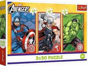 Puzzle Marvel Avengers Tvůj hrdina 3x50 dílků
