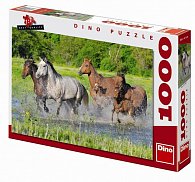 Stádo koní - puzzle 1000 dílků