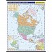 Severní a střední Amerika - školní nástěnná politická mapa 1:10 mil./96x126,5 cm