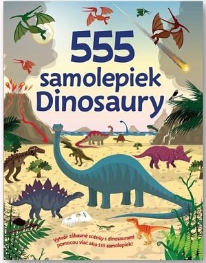 555 samolepiek Dinosaury