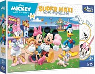 Trefl Puzzle Mickey Mouse Na pouti 24 dílků - oboustranné