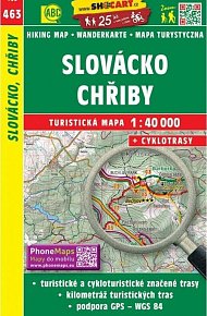 SC 463 Slovácko, Chřiby 1:40 000