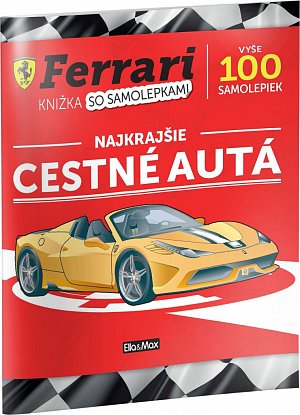 FERRARI, cestné autá – Kniha samolepiek