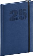 Diář 2025: Vivella Top - modrý, týdenní, 15 × 21 cm