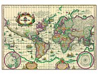 Puzzle Starověká mapa světa, 6000 dílků