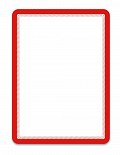 djois Magneto - samolepicí rámeček, A4, červený, 2 ks