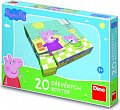 Peppa Pig: Veselý den Dřevěné kostky 20 ks