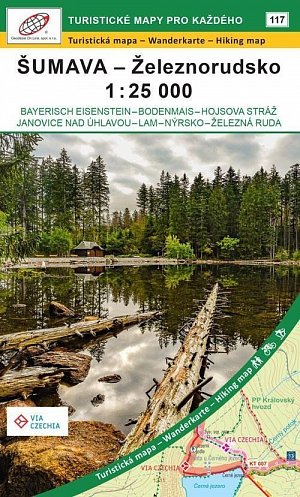 Šumava - Železnorudsko 1:25 000 / 117 Turistické mapy pro každého