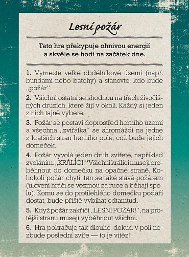 Náhled Lesní škol(k)a karty - 48 zábavných aktivit pod širým nebem