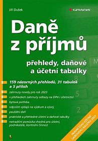 Daně z příjmů 2023 - přehledy, daňové a účetní tabulky