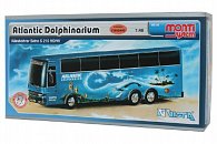 Stavebnice Monti System MS 50 Atlantic Dolphinarium Bus 1:48 v krabici 31,5x16,5x7,5cm