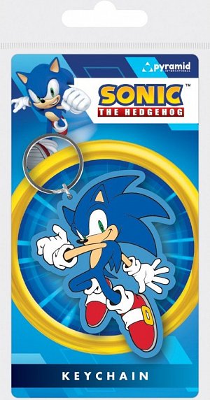 Sonic gumová klíčenka