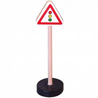 Dopravní značka dřevěná - pozor semafor