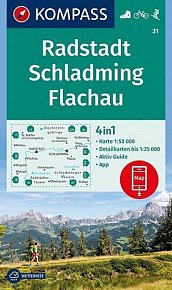 Radstadt, Schladming, Flachau 1:50 000 / turistická mapa KOMPASS 31, 1.  vydání