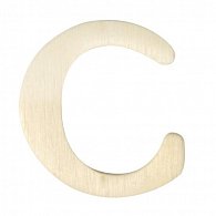 Dřevená písmenka, 4 cm, C