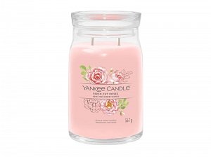 YANKEE CANDLE Fresh Cut Roses svíčka 567g / 2 knoty (Signature velký)