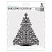 DOCRAFTS Xcut embosovací kapsa - vánoční stromek 15 x 15 cm