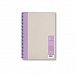 Zápisník B5 čtverec, fialový, 50 listů