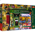 Puzzle Premium 1000 dílků  - Tea Time: Ráj pro domácí mazlíčky