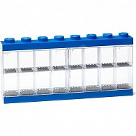 Sběratelská skříňka LEGO na 16 minifigurek - modrá, 1.  vydání