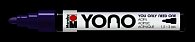 Marabu YONO akrylový popisovač 1,5-3 mm - fialový