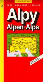 Alpy 1:800 000