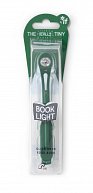 Lampička do knížky s LED úzká - tmavě zelená
