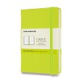 Zápisník Moleskine - tvrdé desky, S, čistý - limetka