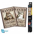 One Piece Set plakátů - Wanted Usopp & Franky 2 ks