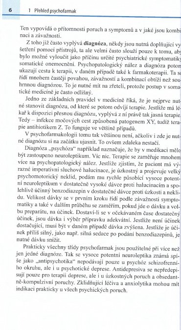Náhled Psychofarmakoterapie stručně, jasně, přehledně
