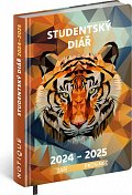Študentský diár Tiger (september 2024 – december 2025), 9,8 × 14,5 cm