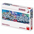 Grafitti: panoramic puzzle 2000 dílků