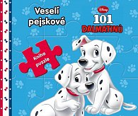 101 dalmatinů Veselí pejskové - Kniha puzzle