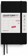 Weekly Planner 2026 Pocket (A6) Black