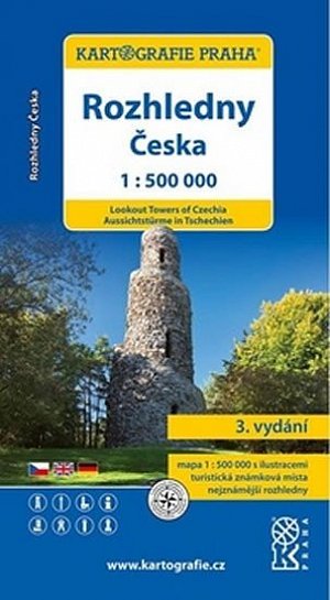 Rozhledny Česka 1:500 000, 1.  vydání