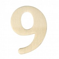 Dřevěná čísla, 4 cm, 9
