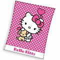 Dětská deka Hello Kitty Puppie 130x170 cm