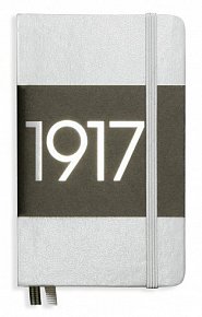 Zápisník Metallic edition Pocket A6 - tečkovaný, stříbrný