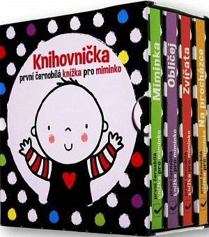 Knihovnička - První černobílé knížky pro miminko