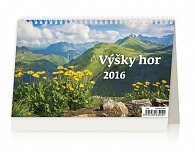 Kalendář stolní 2016 - Výšky hor
