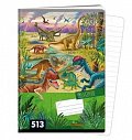 Sešit A5, 10 listů, typ 513 Jurassic Adventure
