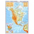 Severní a střední Amerika - příruční obecně zeměpisná mapa A3/1:35 mil.