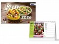 Saláty 2026 - stolní kalendář