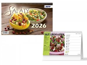 Saláty 2026 - stolní kalendář