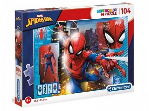 Clementoni Puzzle Supercolor - Spiderman 104 dílků
