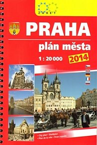 Praha plán města 2014 - 1:20 000